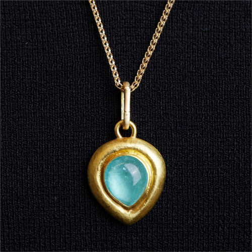 Paraiba Tourmaline Frame Pendant Image 2