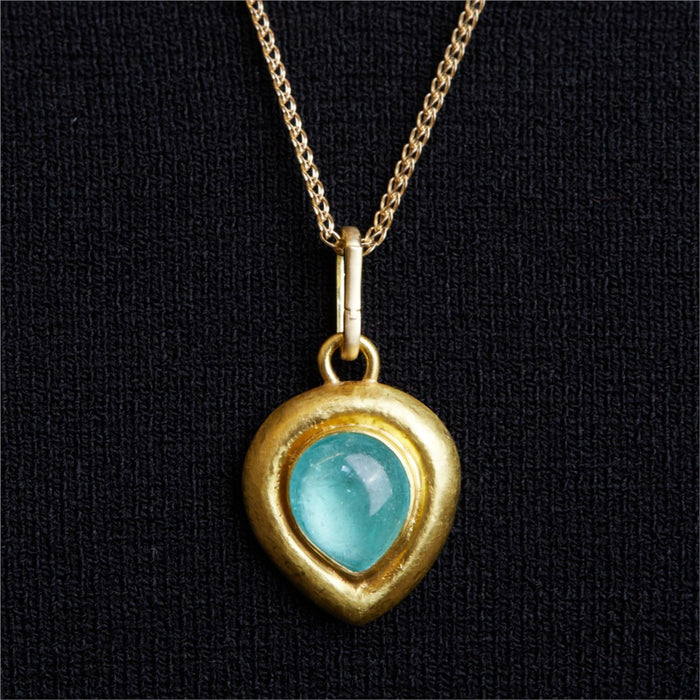 Paraiba Tourmaline Frame Pendant