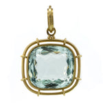 Aquamarine Frame Pendant