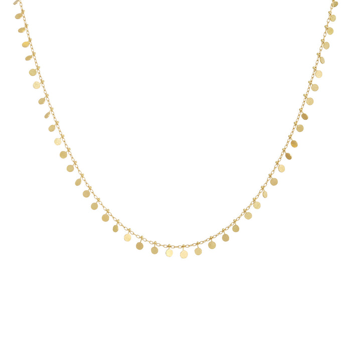 Evenly Dotted Collar Necklace