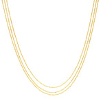 16-18" Triple Strand Bead Chain