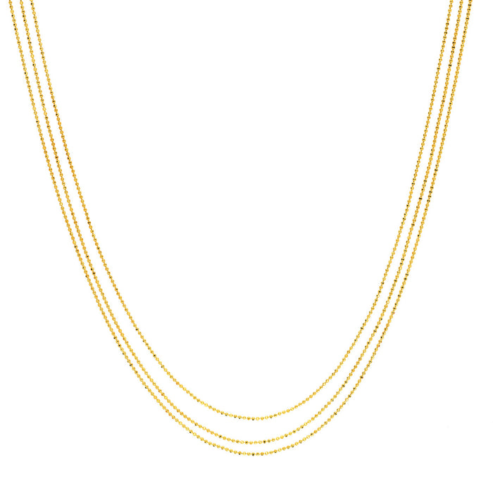 16-18" Triple Strand Bead Chain