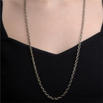 30" Two-Tone Link Chain