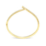 Oera Ribbed Hinged Bangle