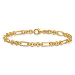 Solid Fancy Link Chain Bracelet