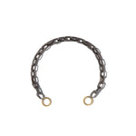 6.5" Blackened Biker Chain Bracelet