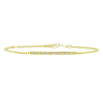 Diamond Bar Bracelet