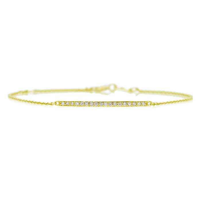 Diamond Bar Bracelet