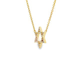 Star of David Diamond Necklace