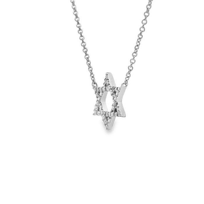 Star of David Diamond Necklace