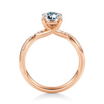 Spring Pavé Engagement Ring Setting