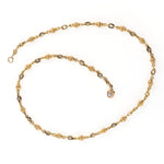 Diamond Rondell Bead Chain Necklace