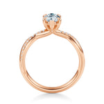 Spring Pavé Engagement Ring Setting