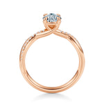 Spring Pavé Engagement Ring Setting