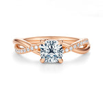 Spring Pavé Engagement Ring Setting