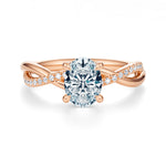 Spring Pavé Engagement Ring Setting