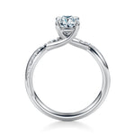 Spring Pavé Engagement Ring Setting