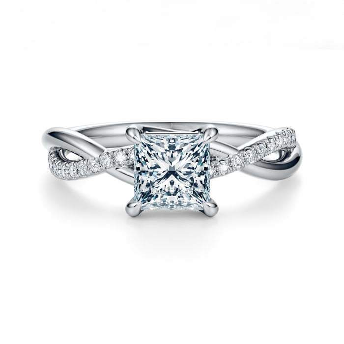 Spring Pavé Engagement Ring Setting