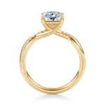 Spring Pavé Engagement Ring Setting