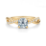 Spring Pavé Engagement Ring Setting