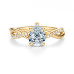 Spring Pavé Engagement Ring Setting