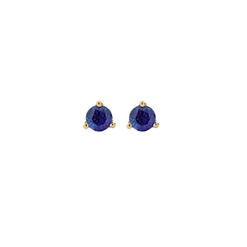 Sapphire Petite Martini Stud Earrings